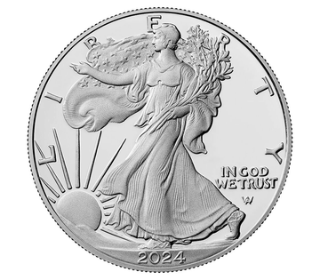 2024 American Eagle Silver Coin – 1 oz BU | Brilliant Uncirculated Bullion